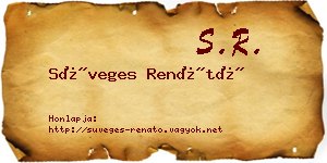 Süveges Renátó névjegykártya